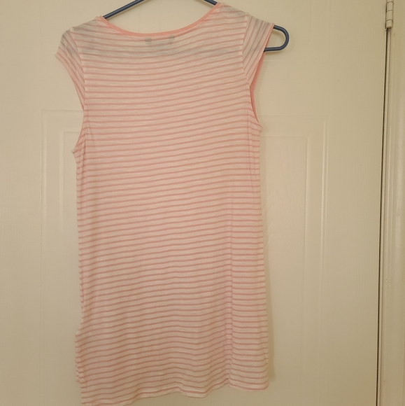 RW&CO. White/Pink Striped Tshirt. XXS. - Picture 2 of 3